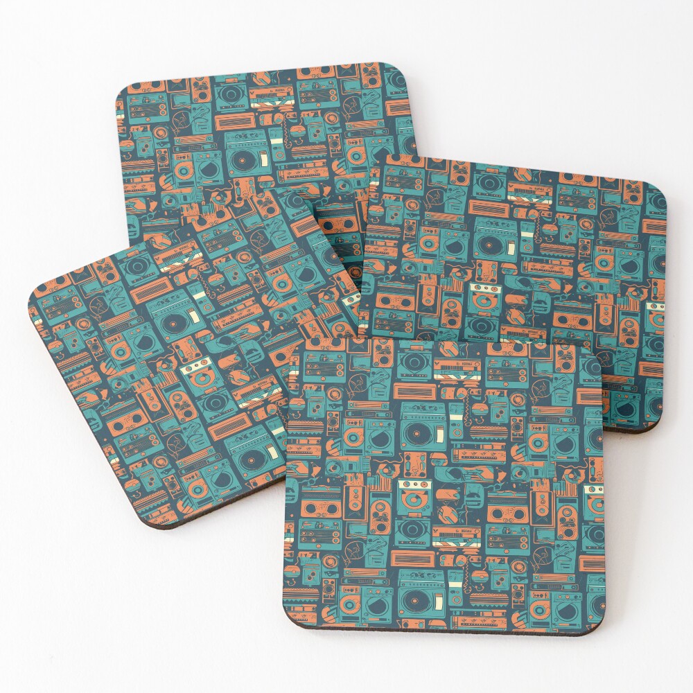 Item preview, Coasters (Set of 4) designed and sold by PixelPatchwork.