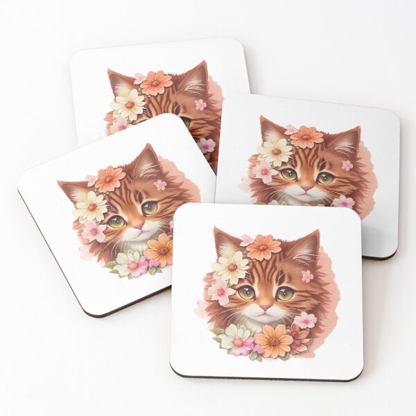 Item preview, Choco-Purr's Fantastical Floral Delight: Inspired by Beloved Imaginative Realms designed and sold by VIBRANZIO.