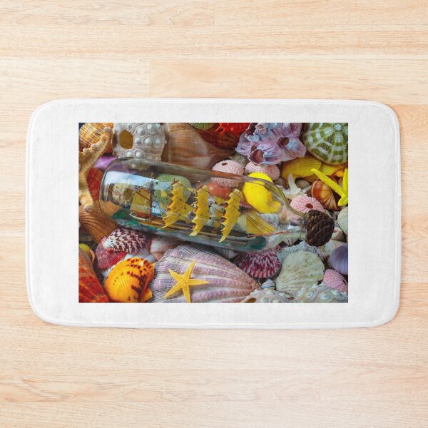 Item preview, Ship In A Bottle On Seashells designed and sold by Garry Gay.