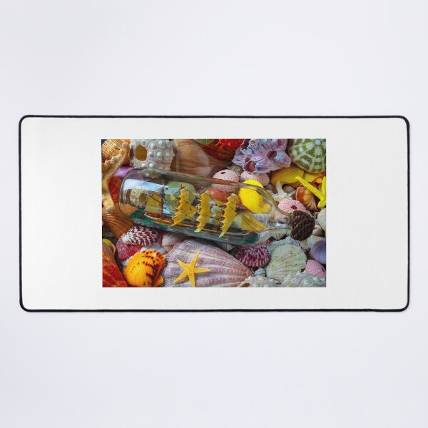 Item preview, Ship In A Bottle On Seashells designed and sold by Garry Gay.