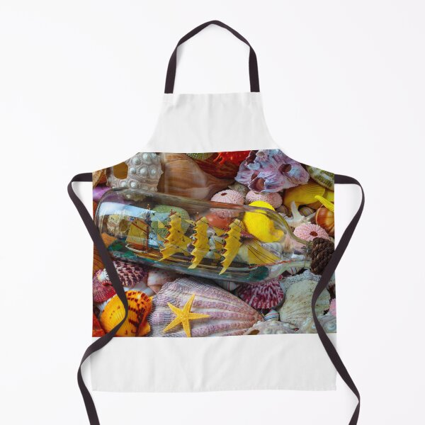 Item preview, Ship In A Bottle On Seashells designed and sold by Garry Gay.