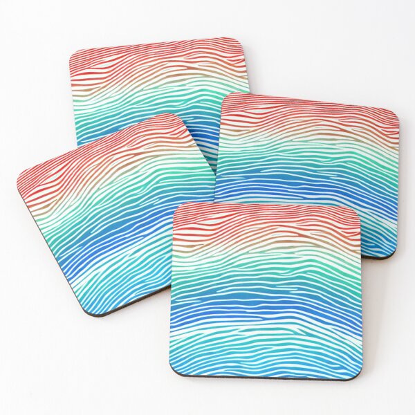 Item preview, Abstract Rainbow Waves Pattern designed and sold by calibrit.