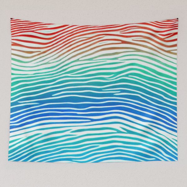 Item preview, Abstract Rainbow Waves Pattern designed and sold by calibrit.