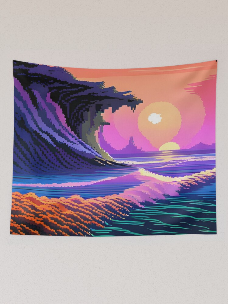 School of Fish 3D Tapestry Ocean Tapestry Wall Hangings School of