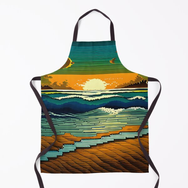 Item preview, Pixel art beach sunset designed and sold by brandway.