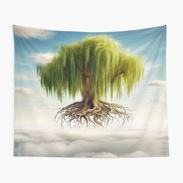 Item preview, Willow Tree in Clouds: Tree of Dreams | DredyArt designed and sold by DR-ED-Y-LTD.