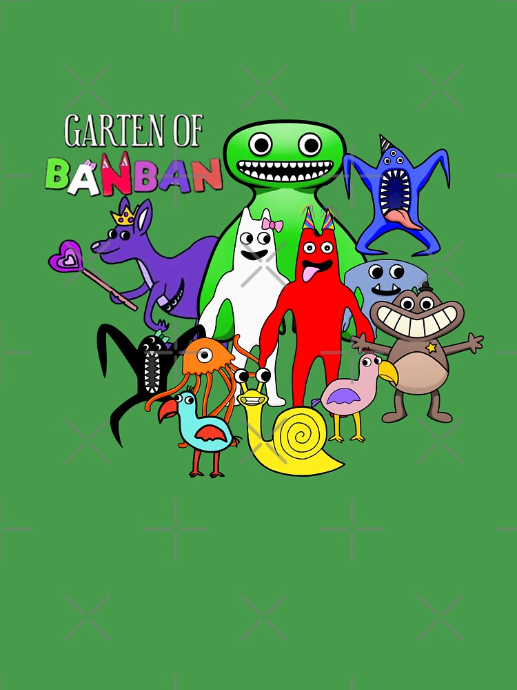 Garten of Banban updated characters  Kids T-Shirt for Sale by  TheBullishRhino