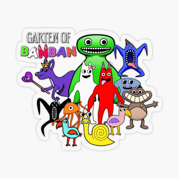 Garten of Banban Character Bundle PNG: Roblox-inspired 