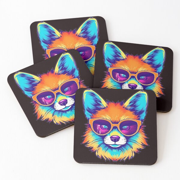 Item preview, Felix the coolest fox around designed and sold by ArtfulVixen.