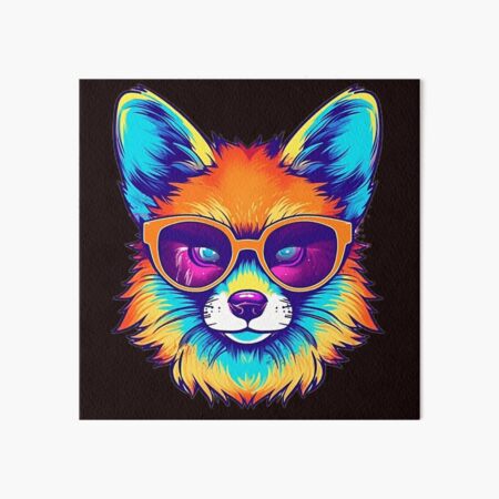 Item preview, Felix the coolest fox around designed and sold by ArtfulVixen.