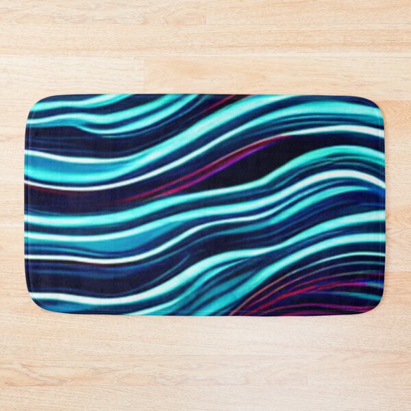 Item preview, Abstract Blue and Purple Waves designed and sold by calibrit.