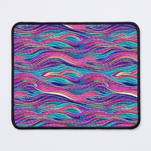 Item preview, Abstract Pink and Blue Wavy Pattern designed and sold by calibrit.