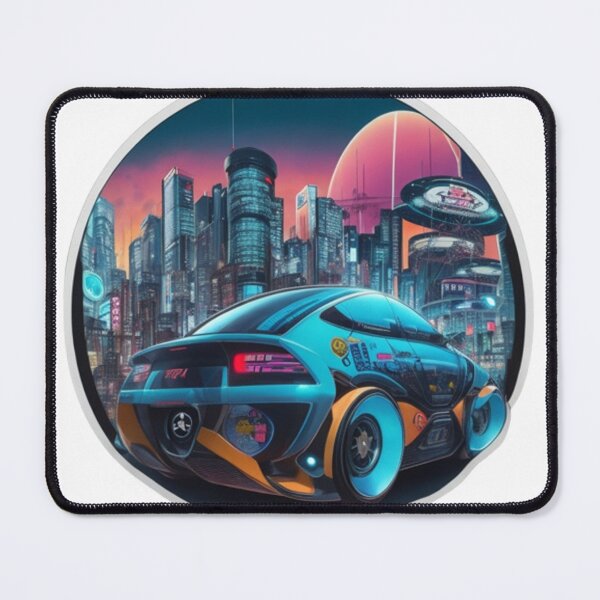 Item preview, Futuristic fashionista car in the cyber metropolis. designed and sold by mefirefire.