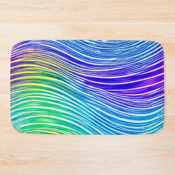 Item preview, Abstract Blue and Purple Wave Pattern designed and sold by calibrit.