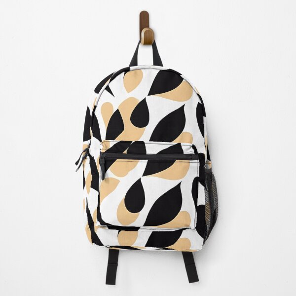 Item preview, Abstract Organic Pattern in Black and Beige Modern Contemporary  designed and sold by SweetWhiskers.