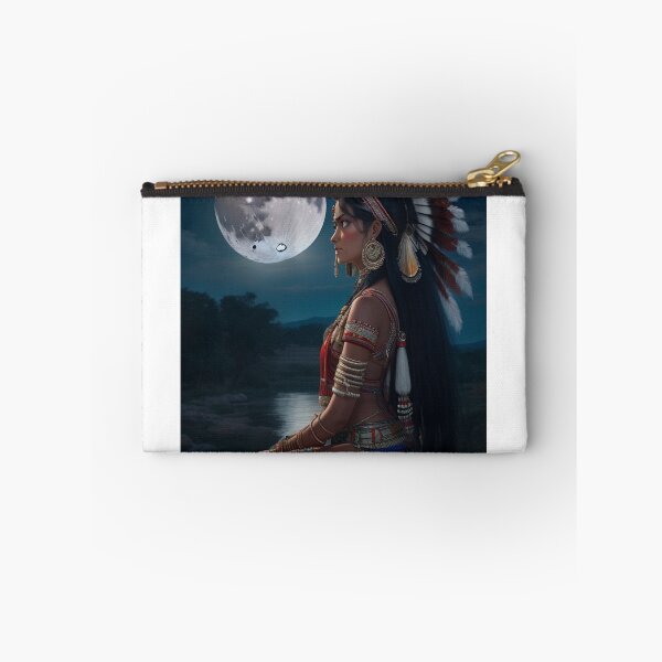 Item preview, An Indian Maiden in the Moonlight designed and sold by artwealllove.