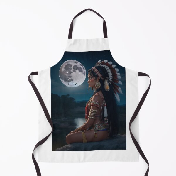 Item preview, An Indian Maiden in the Moonlight designed and sold by artwealllove.