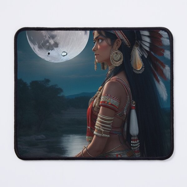 Item preview, An Indian Maiden in the Moonlight designed and sold by artwealllove.