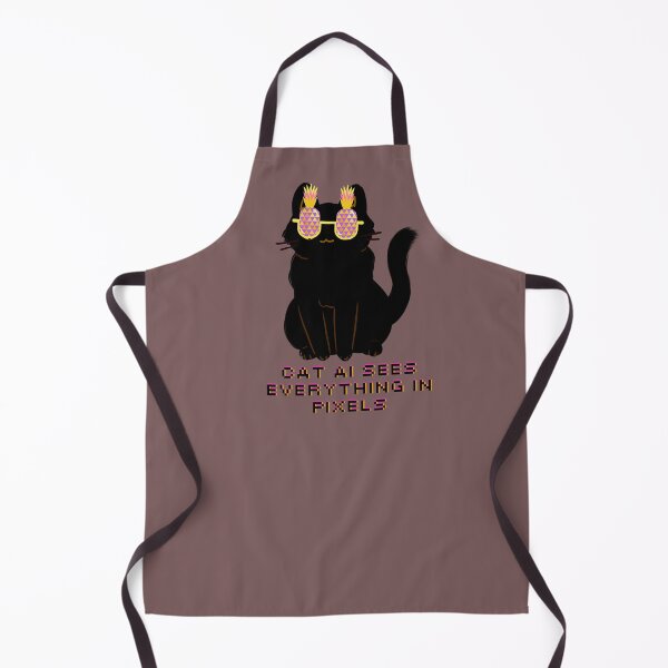 Item preview, Cat AI sees everything in pixels designed and sold by Narcisa22.