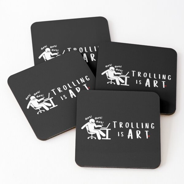 Item preview, Trolling is Art (dark) / RoYuMi designed and sold by royumi.