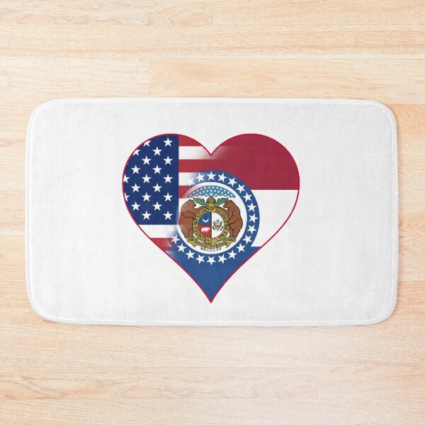 Item preview, State of Missouri Flag and American Flag Fusion Design designed and sold by Gsallicat.