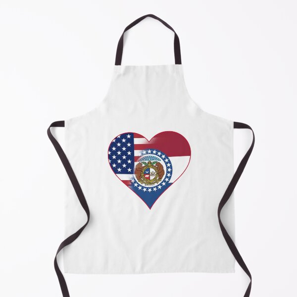 Item preview, State of Missouri Flag and American Flag Fusion Design designed and sold by Gsallicat.