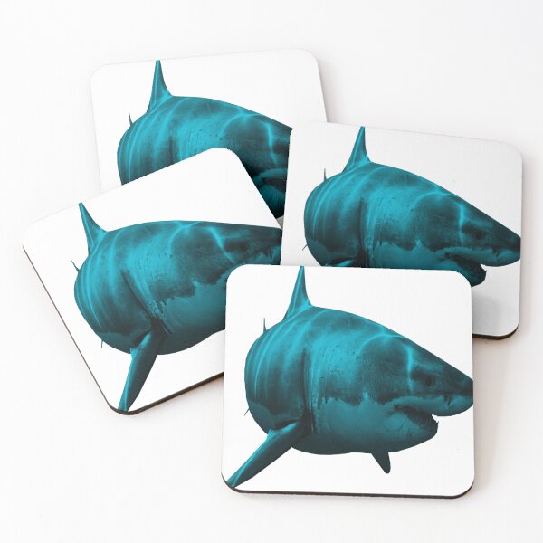Item preview, Aletas puntiagudas de tiburón azul girando para cazar designed and sold by Ritchie-TR199.