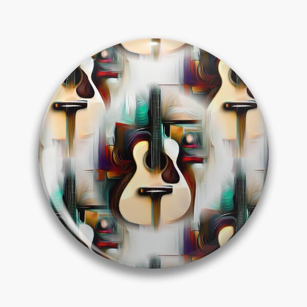 Item preview, Musical Abstract with a Guitar Theme designed and sold by Vicki Pelham.