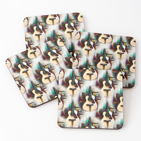 Item preview, Musical Abstract with a Guitar Theme designed and sold by Vicki Pelham.