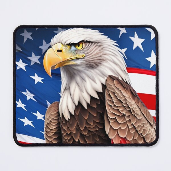 Item preview, Eagle in Front of American Flag designed and sold by artwealllove.