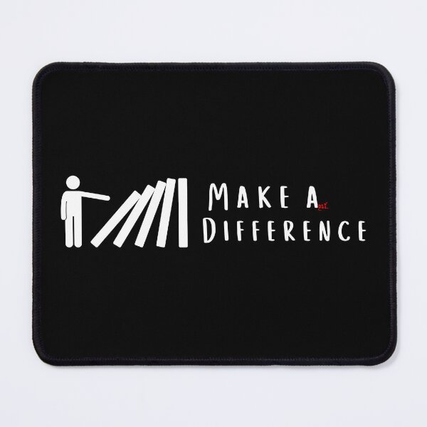 Item preview, Make a Difference (dark) / RoYuMi designed and sold by royumi.