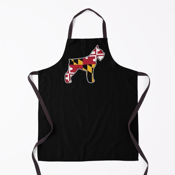 Item preview, Giant Schnauzer Silhouette with Maryland Flag designed and sold by Jenn Inashvili.