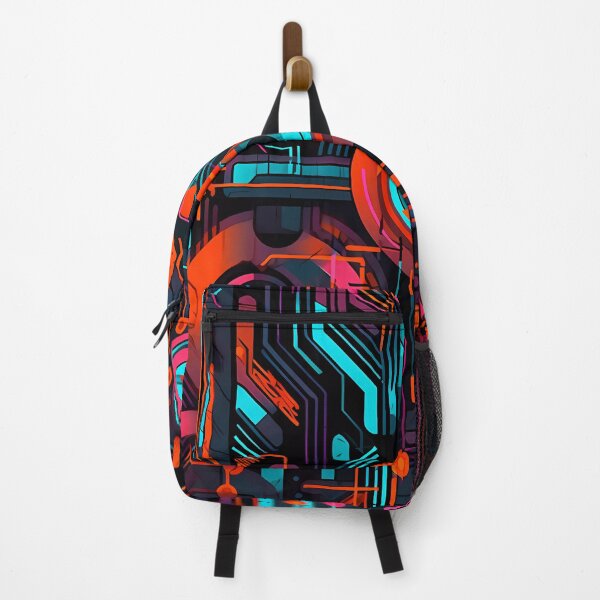 Item preview, Red Neon Dreams - Futuristic Cyberpunk Design designed and sold by SweetWhiskers.