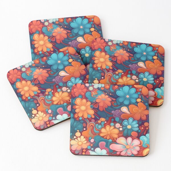Item preview, Hippie Flowers  designed and sold by ZombiOctopi.