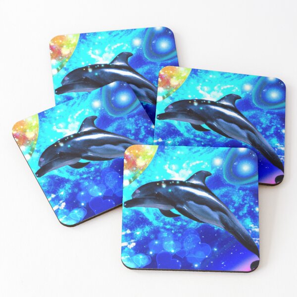 Item preview, Cosmic Dolphin in Space designed and sold by Megannassir.