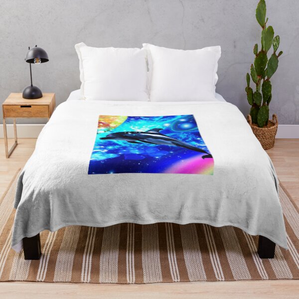 Item preview, Cosmic Dolphin in Space designed and sold by Megannassir.