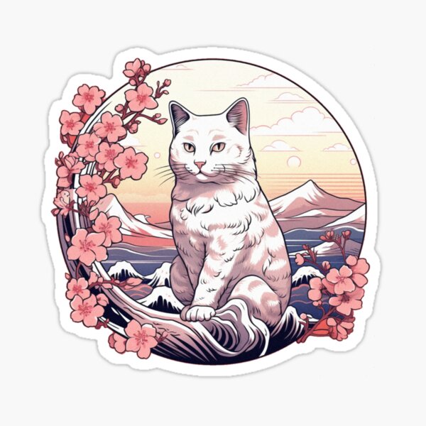Cat EDSZ Style Sticker