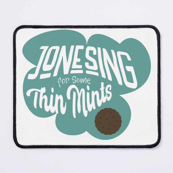 Item preview, Jonesing for Some Thin Mint (teal bubble) designed and sold by ArtDoor54.