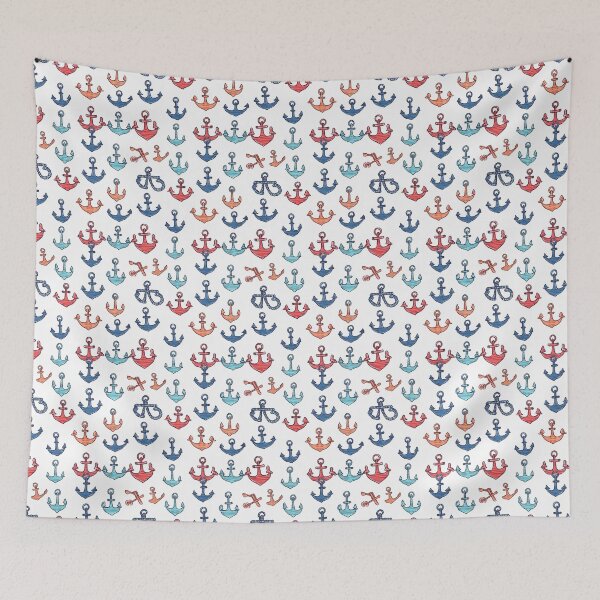 Item preview, Sailor Boat Anchors Pattern designed and sold by victorsuarez.