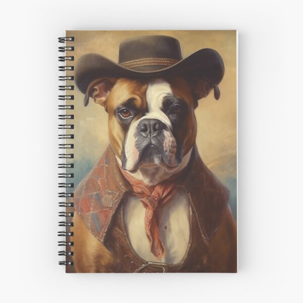 Item preview, Boxer Beauty: Western-inspired Oil Painting Style Print designed and sold by TheFunkyCryptid.