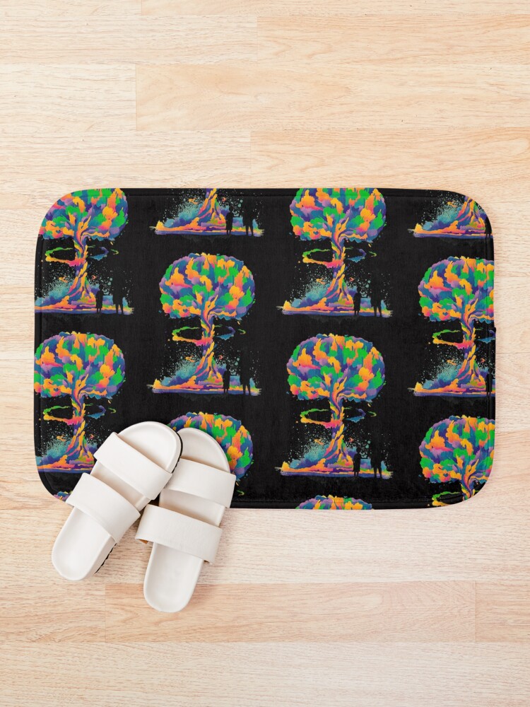 Thumbnail 1 of 6, Bath Mat, Sabotage  designed and sold by RolanBogisich.