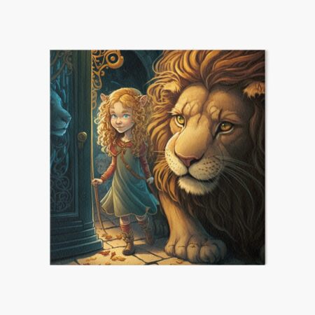 Narnia Aslan Poster Print Lion Witch and the Wardrobe C.S. 