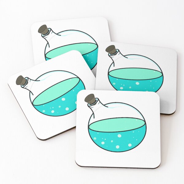 Item preview, Aqua potion bottle designed and sold by NatMorozov.