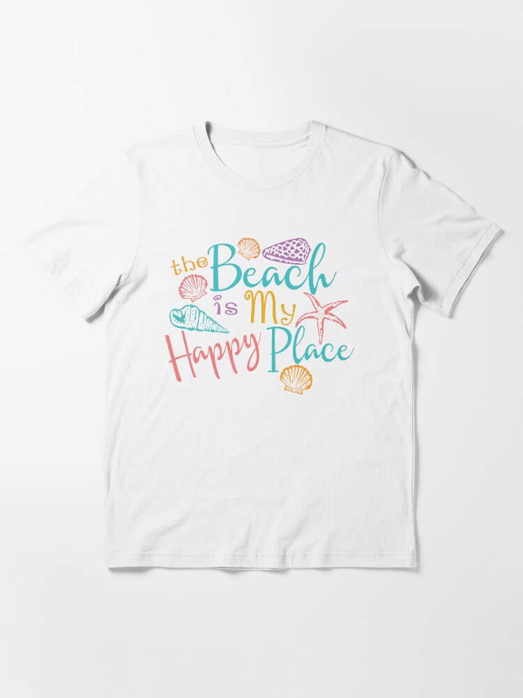 the beach is my happy place sweatshirt