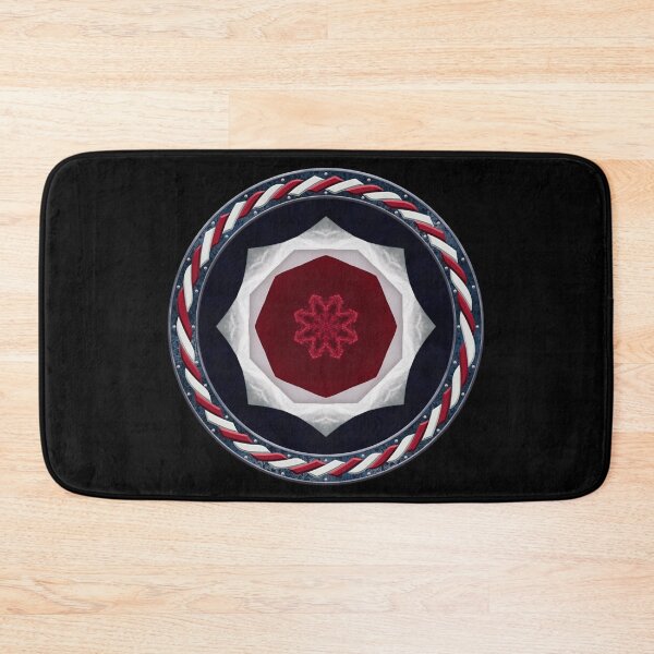Item preview, Kaleidoscope July 4th Stars and Stripes in Celtic Circle Frame 52 designed and sold by Swabcraft.
