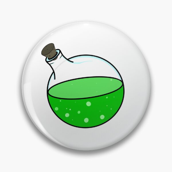 Item preview, Green potion bottle designed and sold by NatMorozov.