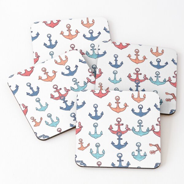 Item preview, Sailor Boat Anchors Pattern designed and sold by victorsuarez.