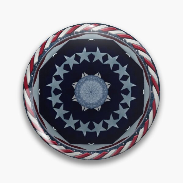 Artikelvorschau, Kaleidoscope July 4th Stars and Stripes in Celtic Circle Frame 57 entworfen und verkauft von Swabcraft.