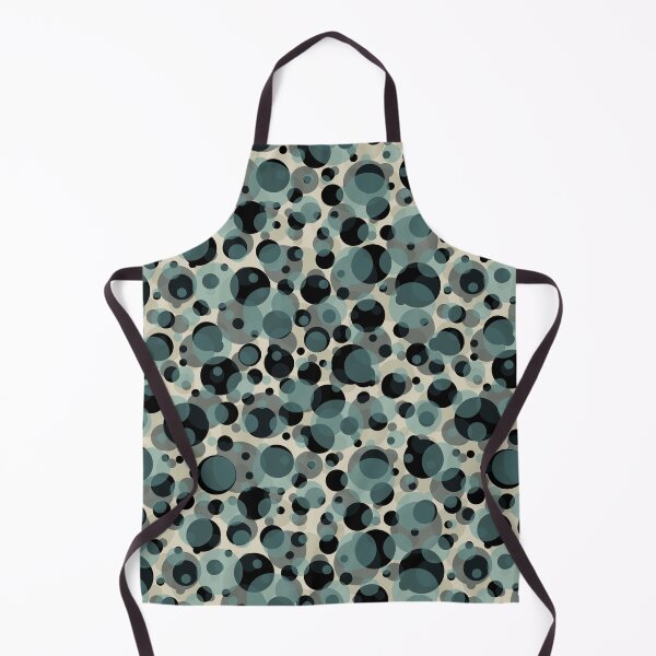 Item preview, Black, Cream, Green and Gray Bubble Dots designed and sold by KathyLav.