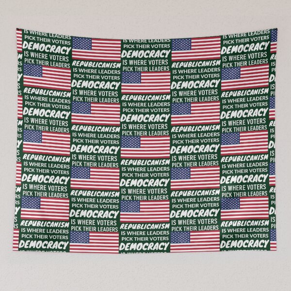Item preview, Democracy is where voters pick their leaders , Democrat , anti republicanism, democrats te designed and sold by VictoriaKetkini.
